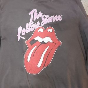 Grey rolling stone sweatshirt